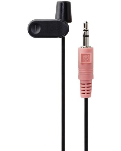 Mikrofon Hama - Clip-on, crno/ružičasti - 1
