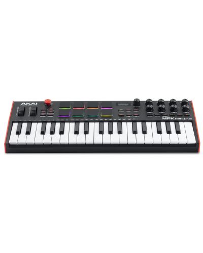 MIDI kontroler Akai Professional - MPK Mini Plus, crno/crveni - 2