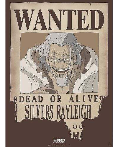 Mini poster GB eye Animation: One Piece - Rayleigh Wanted Poster - 1