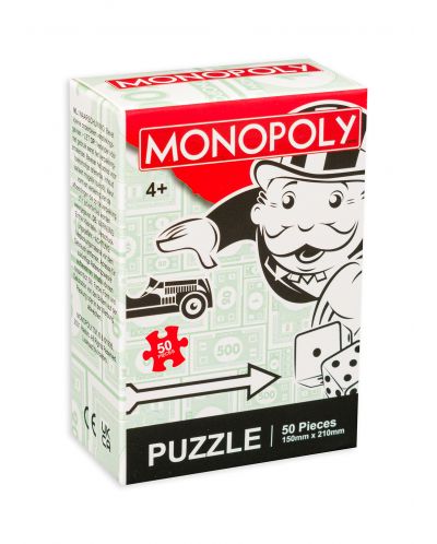 Mini slagalica od 50 dijelova - Monopoly - 1
