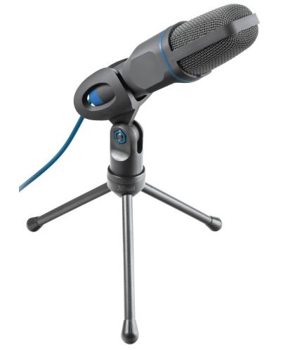 Mikrofon Trust - Mico, PC, crno/plavi - 1