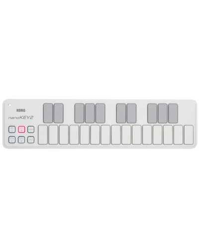 MIDI kontroler Korg - nanoKEY2, bijeli - 1