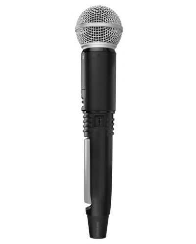 Mikrofon Shure - GLXD2+/SM58, bežični, crni - 2