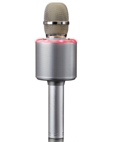 Mikrofon Lenco - BMC-085SI, bežični, srebrnast - 1
