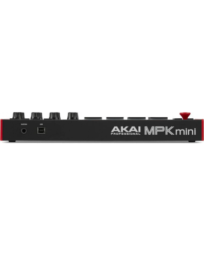 MIDI kontroler-sintisajzer Akai Professional - MPK Mini 3, crni/crveni - 4