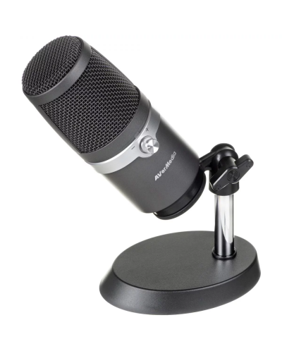 Mikrofon AverMedia - Live Streamer AM310, sivi/crni - 4