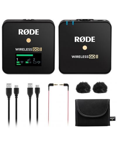 Mikrofon Rode - Wireless GO II Single, bežični, crni - 3