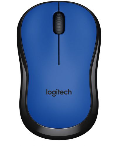 Miš Logitech - M220 Silent, bežični, plavi - 1