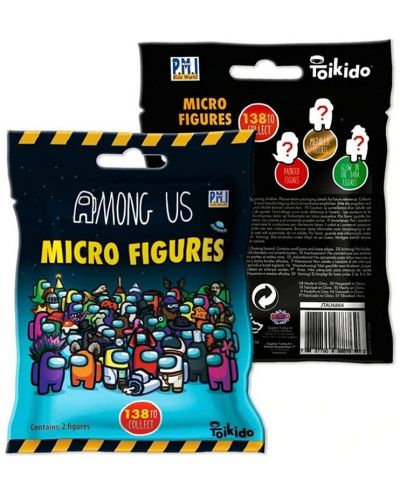 Mini figurice P.M.I Games: Among Us - Crewmates 2.5 cm (asortiman) - 5