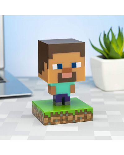 Svjetlo Paladone Games: Minecraft - Steve Icon - 3