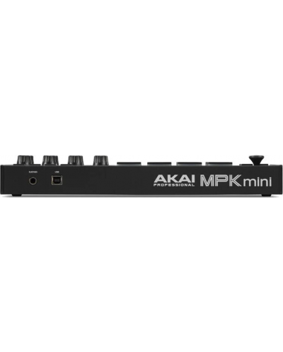 MIDI kontroler-sintisajzer Akai Professional - MPK Mini 3, crni - 4