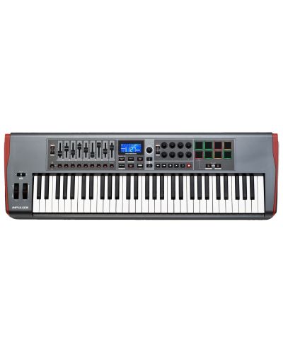 MIDI kontroler Novation - Impulse 61, sivi - 1