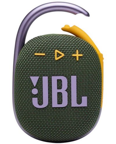 Mini zvučnik JBL - CLIP 4, zeleno/žuti - 1