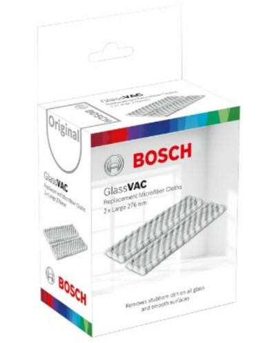 Krpe za čišćenje od mikrofibre Bosch - GlassVAC, 2x276 mm - 2