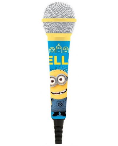 Mikrofon Lexibook - The Minions MIC100DES, plavo/žuti - 1