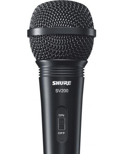 Mikrofon Shure - SV200A, kabel + držač + futrola, crni - 2