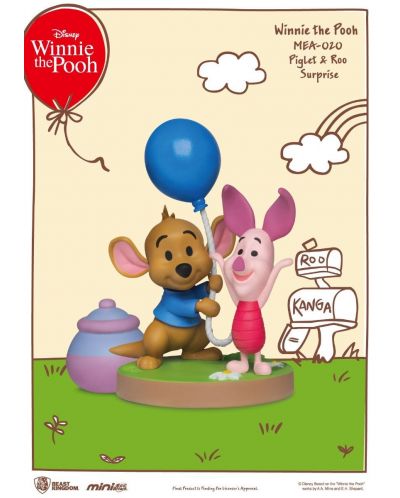 Mini figura Beast Kingdom Disney: Winnie the Pooh - Piglet and Roo (Mini Egg Attack) - 4