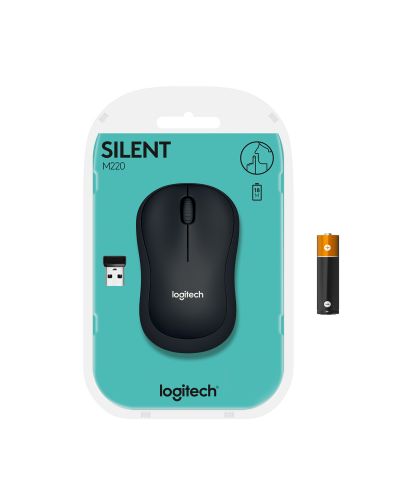 Miš Logitech - M220 Silent, bežični, crni - 9