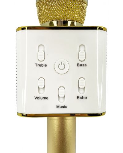 Mikrofon OTL Technologies - Rainbow High Karaoke, zlatni - 3