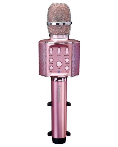 Mikrofon Lenco - BMC-090PK, bežični, ružičasti - 1