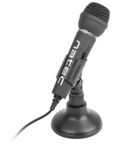 Mikrofon Natec - Adder, crni - 3
