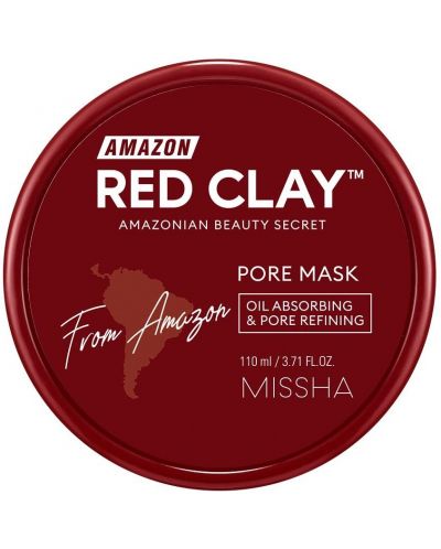 Missha Maska za čišćenje lica Amazon Red Clay, 110 ml - 2