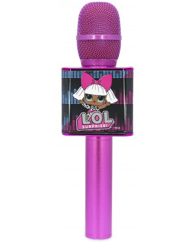 Mikrofon OTL Technologies - L.O.L. Suprise! Karaoke, ružičasti - 1