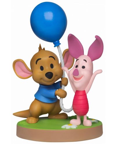 Mini figura Beast Kingdom Disney: Winnie the Pooh - Piglet and Roo (Mini Egg Attack) - 1