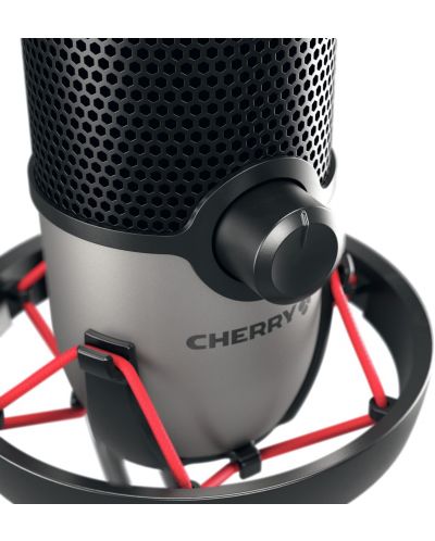 Mikrofon Cherry - UM 6.0 Advanced, srebrno/crni - 3