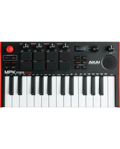 MIDI kontroler-sintisajzer Akai Professional - MPK Mini Play MK3, crni - 2