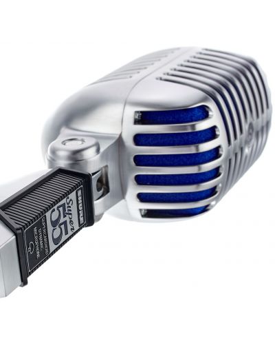 Mikrofon Shure - Super 55 Deluxe, srebrnast/plavi - 8