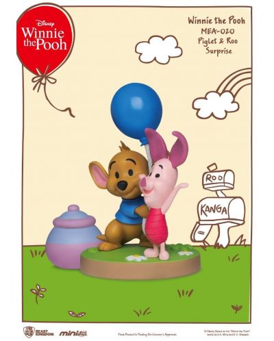 Mini figura Beast Kingdom Disney: Winnie the Pooh - Piglet and Roo (Mini Egg Attack) - 2