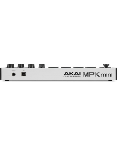MIDI kontroler-sintisajzer Akai Professional - MPK Mini 3, bijeli - 4