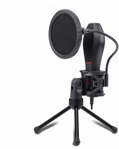 Mikrofon Redragon - Quasar 2 GM200, stalak i filter, crni - 1