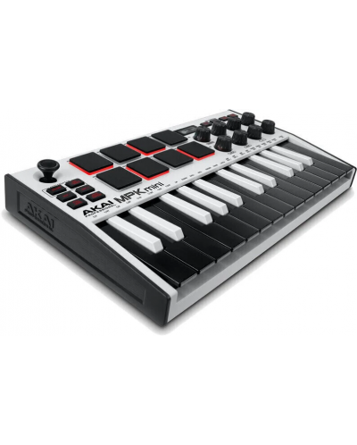 MIDI kontroler-sintisajzer Akai Professional - MPK Mini 3, bijeli - 2