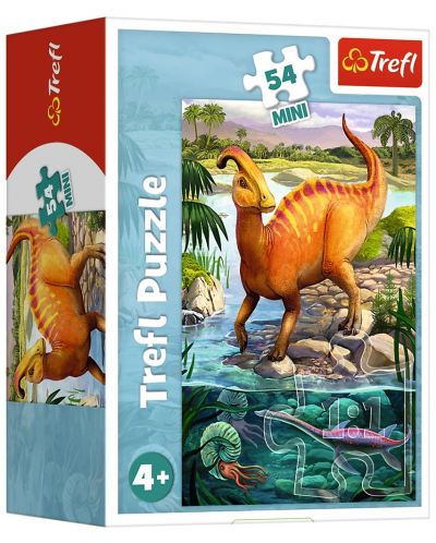 Mini slagalica Trefl od 54 dijela - Strašni dinosauri, asortiman - 4