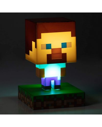 Svjetlo Paladone Games: Minecraft - Steve Icon - 2