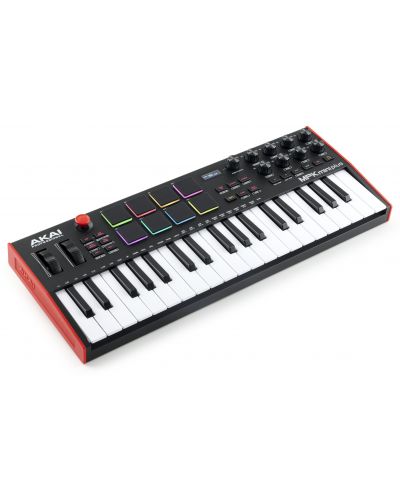 MIDI kontroler Akai Professional - MPK Mini Plus, crno/crveni - 3