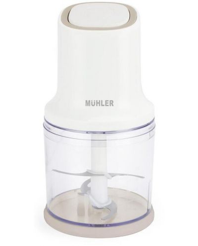 Mini sjeckalica Muhler - MCH-411, 500 ml, 400W, bijela - 1