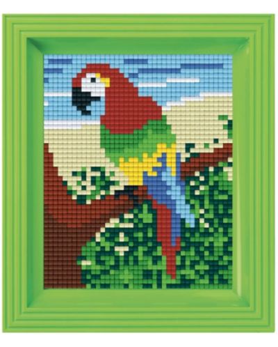 Mozaik s okvirom i pikselima Pixelhobby Classic - Papiga - 1