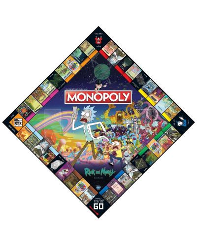 Društvena igra Hasbro Monopoly - Rick and Morty Edition - 3