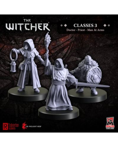 Model The Witcher: Miniatures Classes 3 - Doctor, Priest, Man-at-Arms - 2