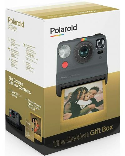 Instant kamera Polaroid - Now, Golden Moments Edition, Black - 3