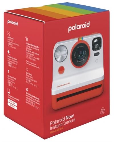 Instant kamera Polaroid - Now Gen 2, crvena - 9