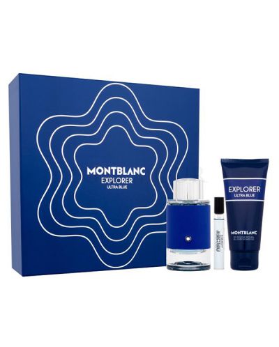 Mont Blanc Explorer Ultra Blue Set - Parfemska voda, 100 i 7.5 ml + Gel za tuširanje, 100 ml - 1
