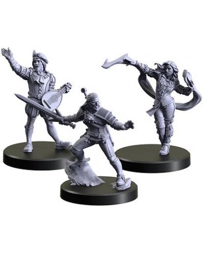 Model The Witcher: Miniatures Characters 1 (Geralt, Yennefer, Dandelion) - 1
