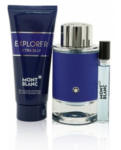 Mont Blanc Explorer Ultra Blue Set - Parfemska voda, 100 i 7.5 ml + Gel za tuširanje, 100 ml - 2