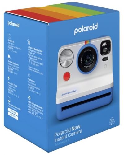 Instant kamera Polaroid - Now Gen 2, plava - 9