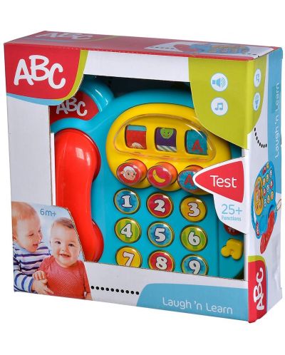Glazbena igračka Simba Toys ABC - Telefon, plav - 3