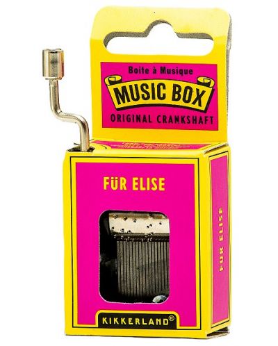 Glazbena kutija s ručicom Kikkerland -  Für Elise - 1